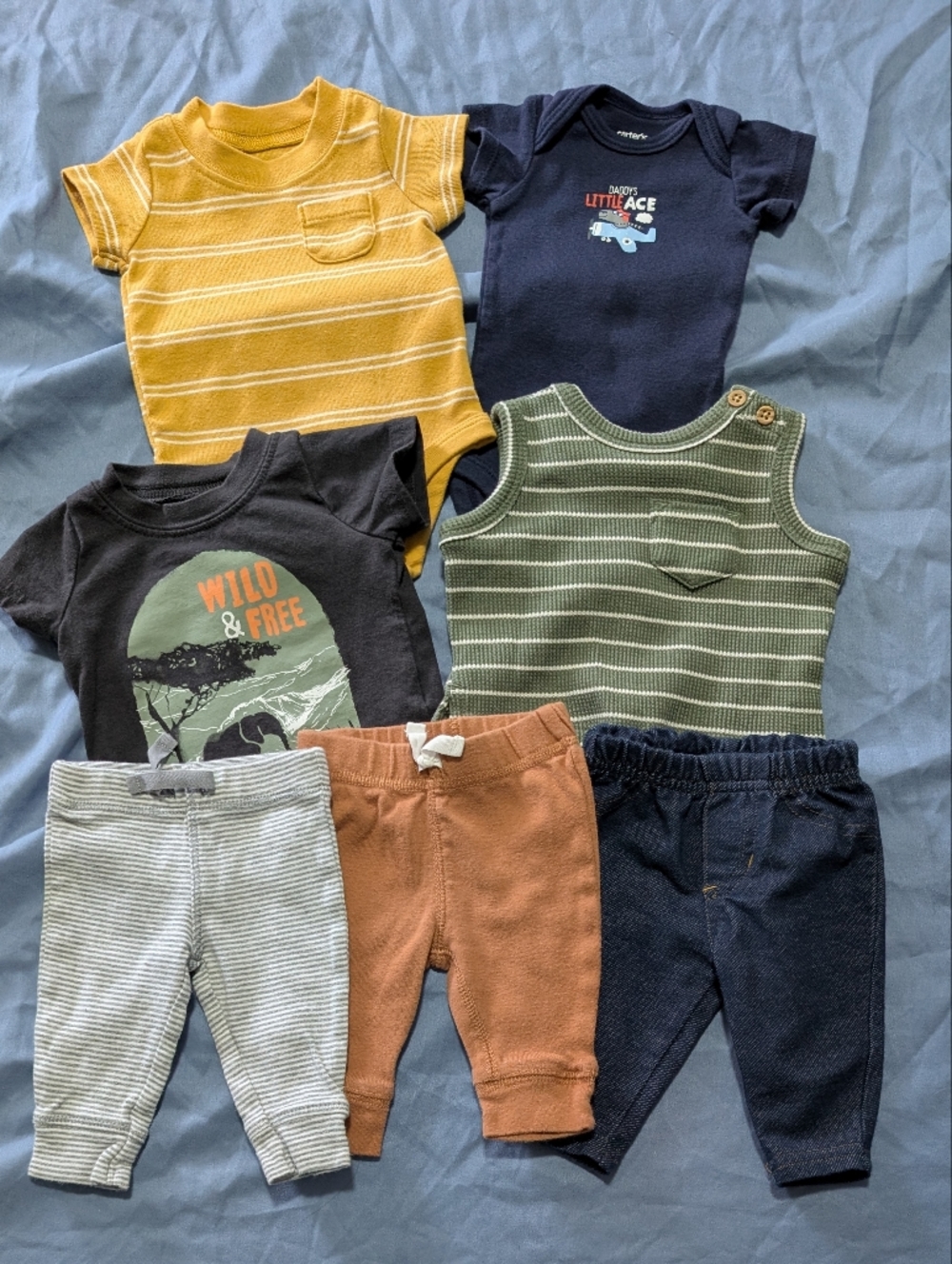 Baby 7-Piece Mix & Match Set Newborn (0M) *S10